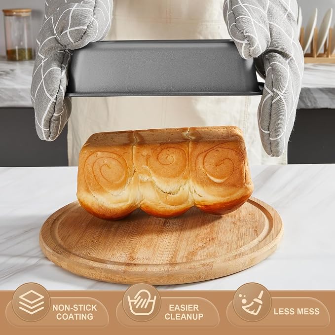 HONGBAKE Bakeware Sets, Baking Pans Set - Image 5