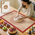 Silicone Baking Mat, Reusable Non-Stick Pastry Mat by MimekitchenKitchenHelper