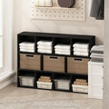 Furinno Reed Closet Organizers and Storage, 11-Cube Closet Organizer, Open by Furinno-FitsYourSpaceFitsYourBudget