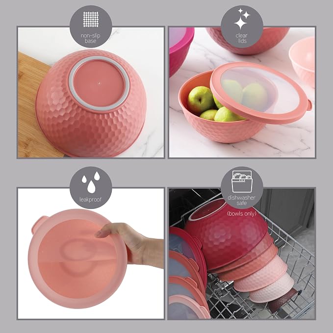 COOK WITH COLOR Mixing Bowls with Lids - Image 6