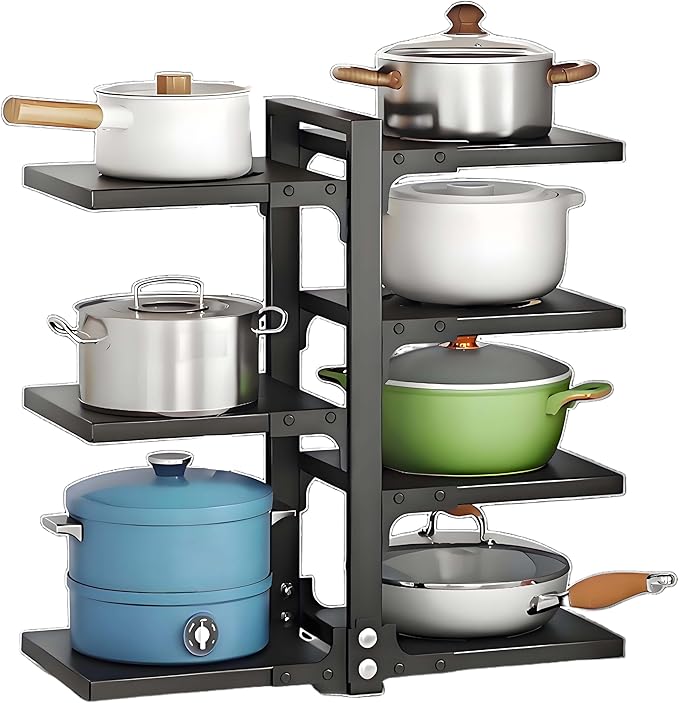 adjustable Pot and Pan Organizer by Unknown