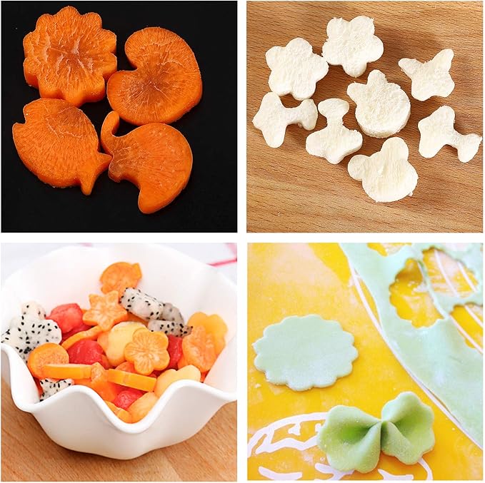 Vegetable Cutter Shapes Set Mini Sizes Cookie Cutters Set Fruit Cookie Pastry - Image 6