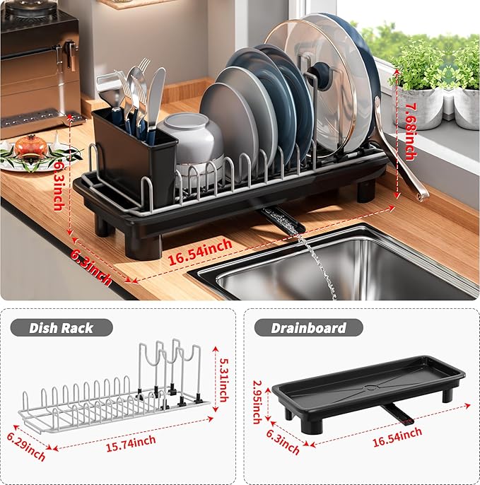 SanDream Small Dish Drying Rack - Image 3