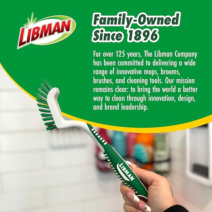 Libman Scrub Brush Kit | Cleaning Brush | Tile & Grout Brush | Small Scrub - Image 6