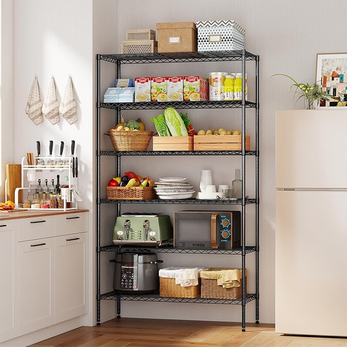 BestOffice | 6-Tier Wire Storage Shelves - Image 2