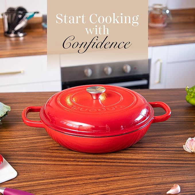 Shallow Cast Iron Casserole - Image 2