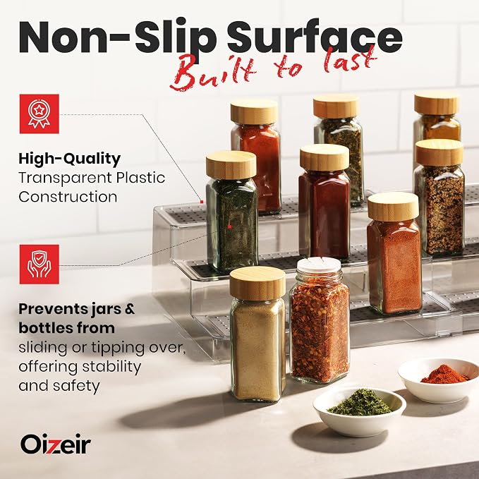 Oizeir Expandable Spice Rack Organizer - Image 3
