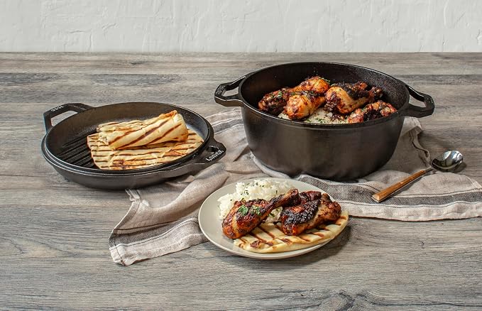 Lodge Chef Collection 6qt Double Dutch Oven - Image 10