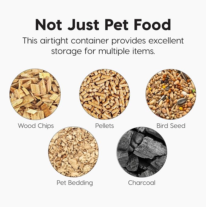 IRIS USA Dog Food Storage Container 22 lbs, WeatherPro Made in USA, Airtight - Image 6
