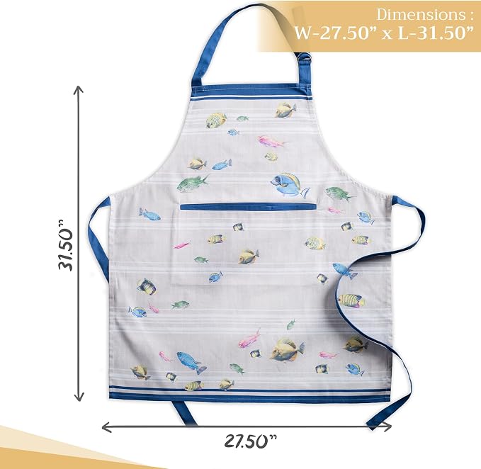 Maison d' Hermine 100% Cotton Apron - Image 4
