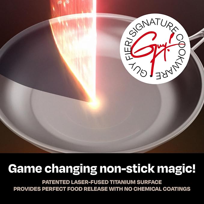 Guy Fieri's Flavortown Laser Titanium 8-Quart Stock Pot - Image 4