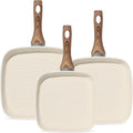 3 Pcs Pots and Pans Set, Nonstick & Non-Toxic Healthy Pots and Pans by RayBear