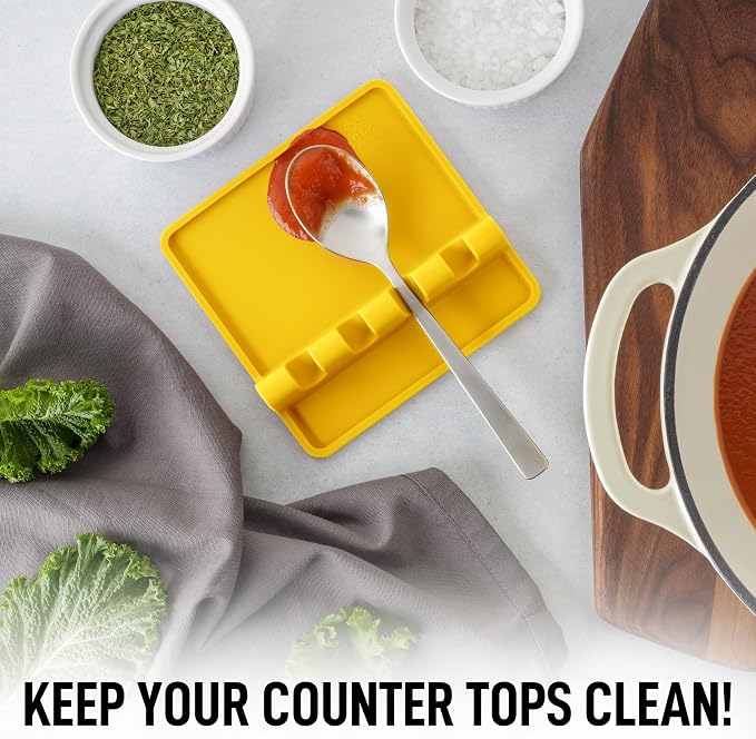 Zulay Kitchen Silicone Utensil Rest - Image 2