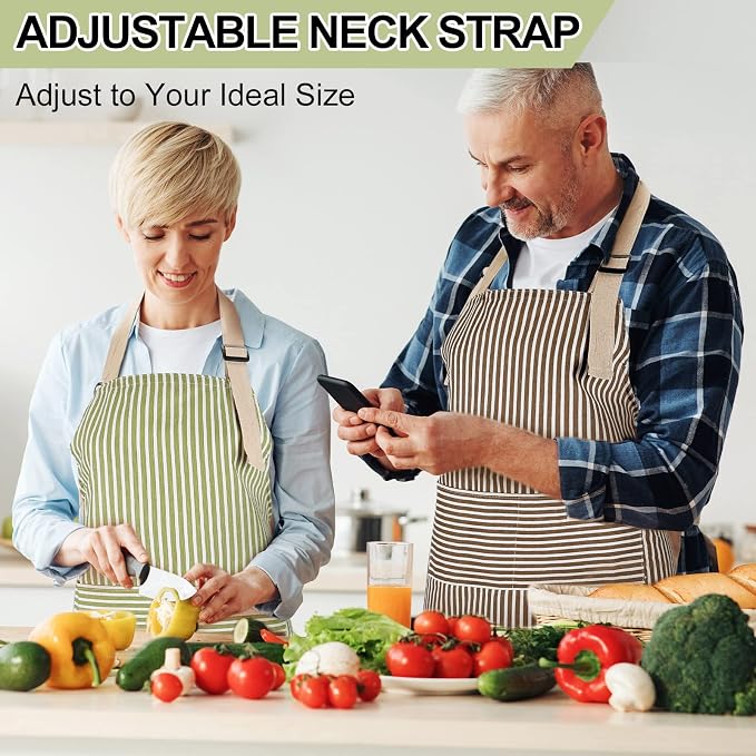 Janmercy 24 Pcs Aprons for Women Men - Image 4