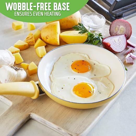 GreenLife Nonstick 8" Frying Pan Skillet, Non-Toxic PFAS-Free Ceramic Nonstick - Image 6