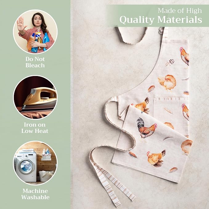 Maison d' Hermine 100% Cotton Apron - Image 3