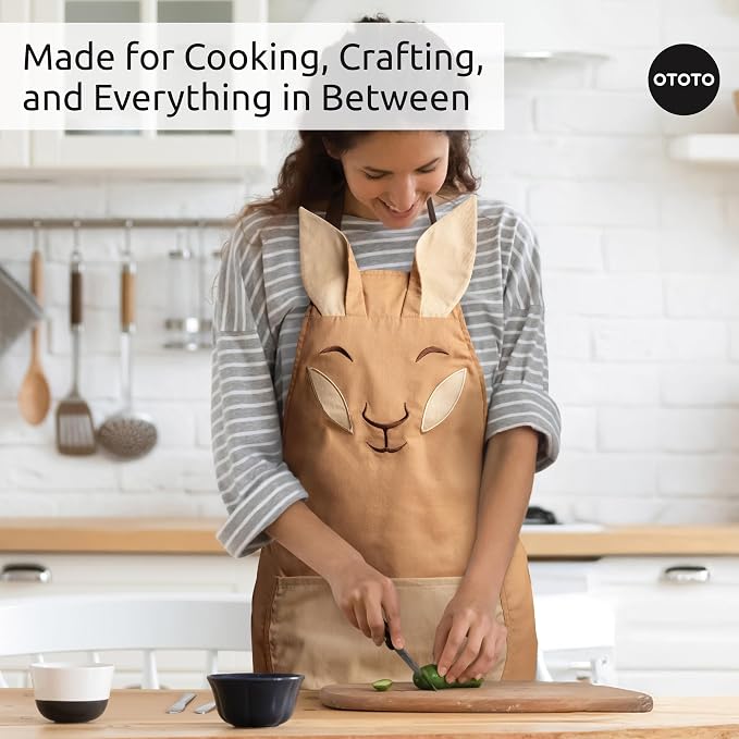OTOTO Aproo Kitchen Set – Oven Mitts and Chef Apron - Image 6