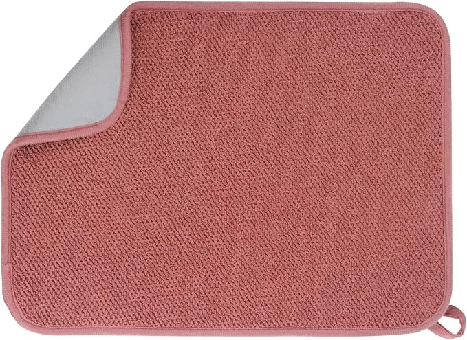 GeeRic Microfiber Dish Drying Mat, Super Absorbent Kitchen Dish Drying Pad by GeeRic