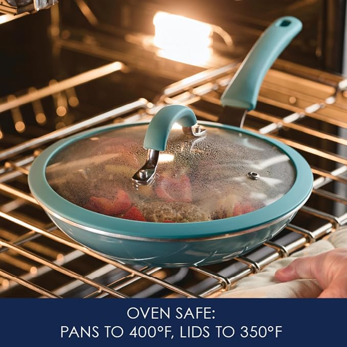Rachael Ray Cook + Create Nonstick Cookware/Pots and Pan Set, 10 Piece - Image 10