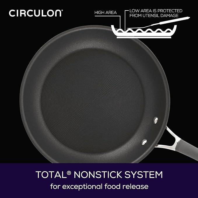 Circulon 83903 Radiance Hard Anodized Nonstick Cookware Pots and Pans Set - Image 6