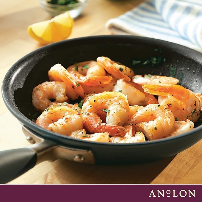 Anolon Advanced Home Hard Anodized Nonstick Frying Pan, 8.5 Inch – Small Non - Image 6