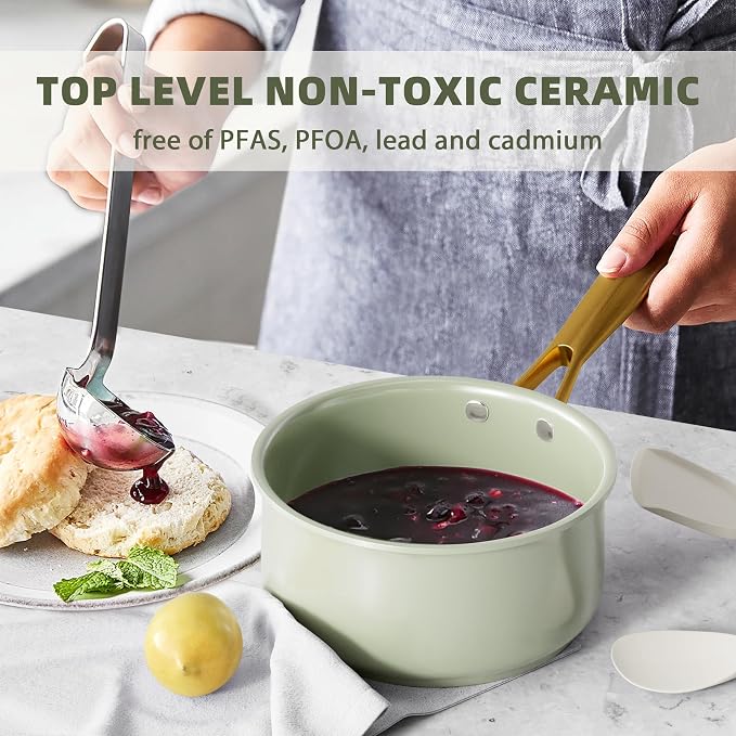 VONIKI Ceramic Cookware Set - Image 4