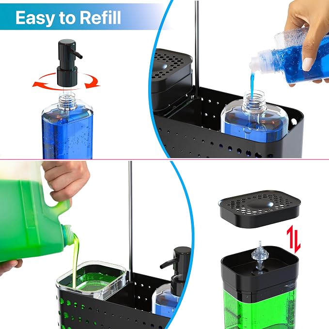 YAN & HIN Dish Soap Dispenser Set - Image 3