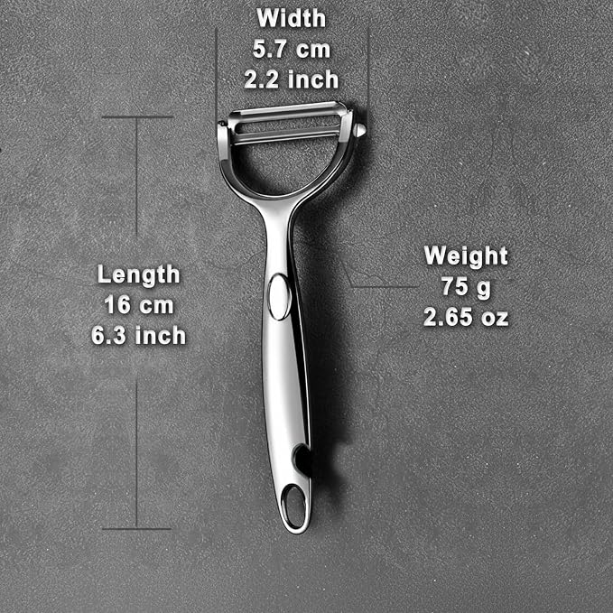 Vegetable Peeler with Bottle Opener, Stainless Steel, Razor-Sharp Blade - Image 4