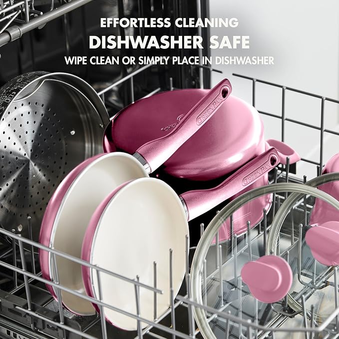 GreenPan Rio Healthy Ceramic Nonstick 8" Frying Pan Skillet and Silicone - Image 7