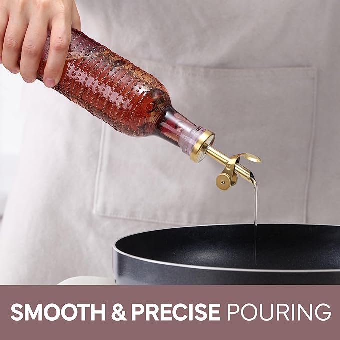 COOK WITH COLOR Glass Olive Oil Bottle Dispenser - Image 5