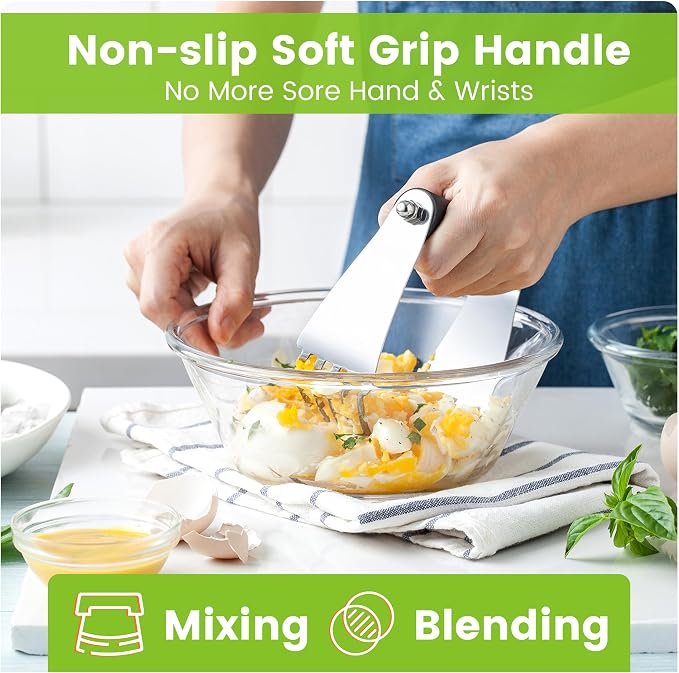Spring Chef Dough Blender & Pastry Cutter Tool, Stainless Steel Pastry Blender - Image 5