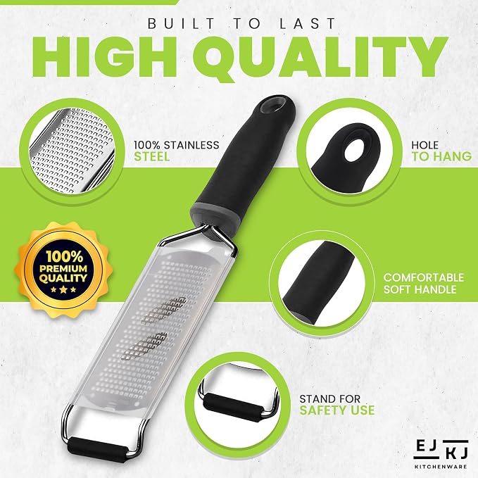 Stainless Steel Ultra Fine Cheese Grater Great - Image 5