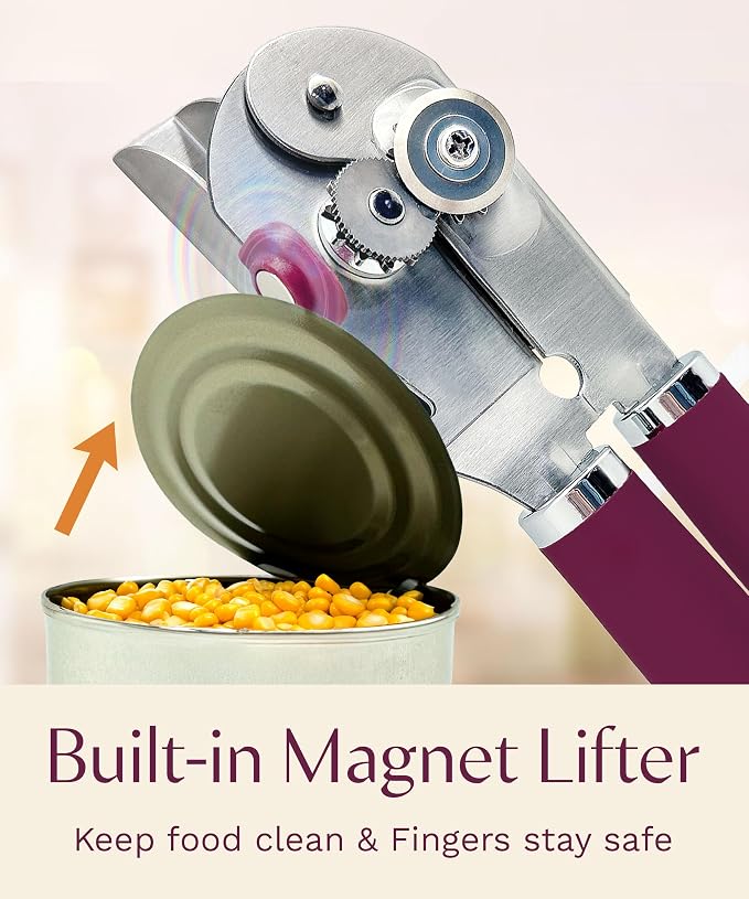 Premium Multifunction Magnetic Manual Can Opener and Bottle Opener, Heavy Duty - Image 7