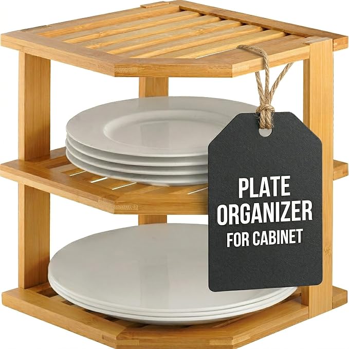 Plate Organizer for Cabinet by Bamb%C3%BCsi