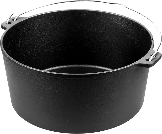 EDGING CASTING Pre-Seasoned Cast Iron Camping Dutch Ovens, Outdoor Camping - Image 5