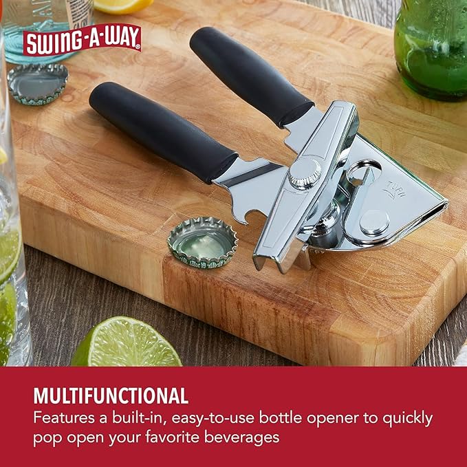 Swing-A-Way Can Opener Steel Black - Image 3