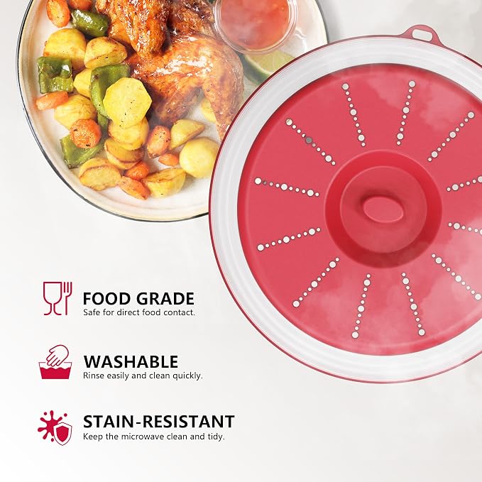 WVM Microwave Splatter Cover Vented - Image 3