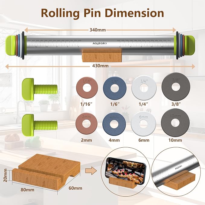 Stainless Steel Rolling Pin - Image 8