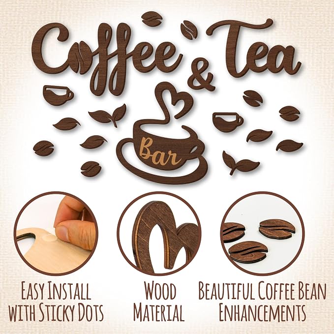 Woodamore Coffee And Tea Bar Sign - Image 2