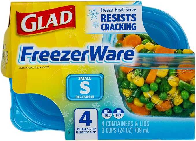 Glad GladWare FreezerWare Food Storage Containers - Image 3