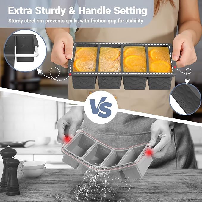 Silicone Freezer Molds for Soup - Image 5