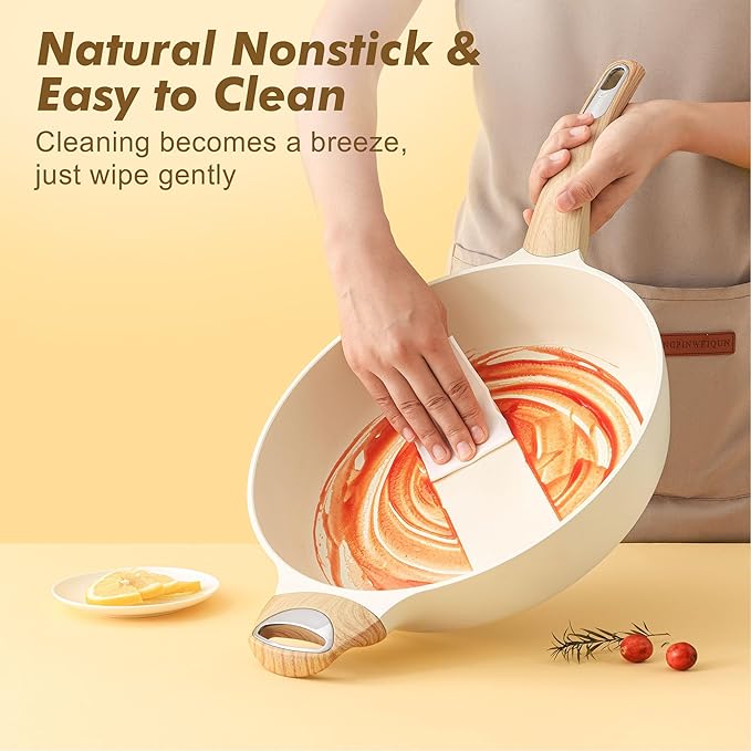 SENSARTE Ceramic Nonstick Frying Pan Skillet - Image 3