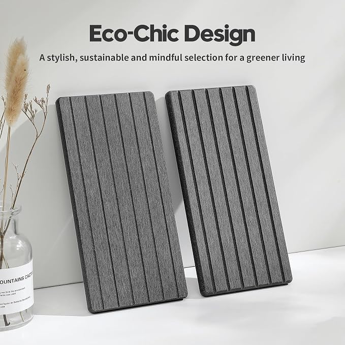 Razborci 2PCS Diatomite Water Absorbing Stone Drying Tray Mat - Image 7