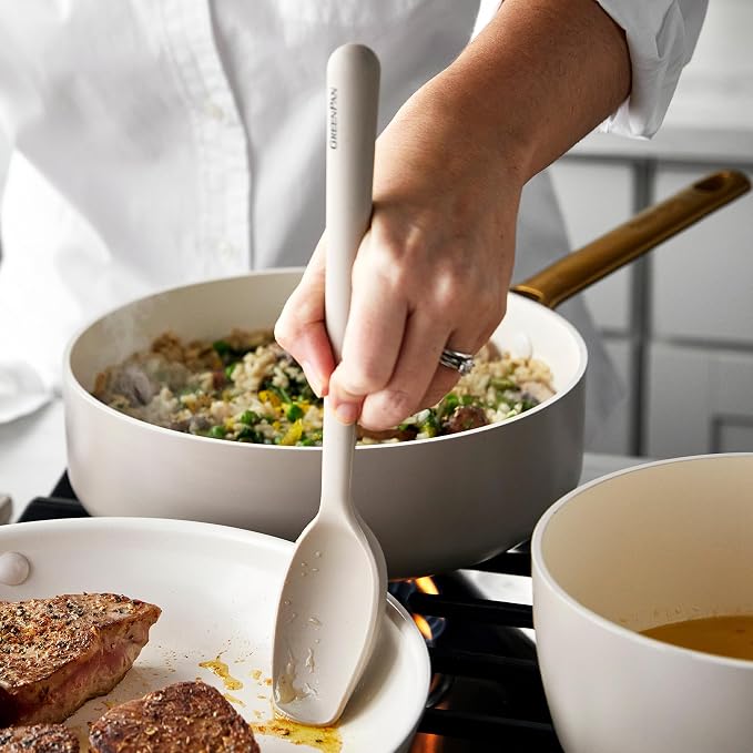 GreenPan Silicone Ultimate Spoon, Mixing Stirring Serving Cooking Kitchen - Image 4