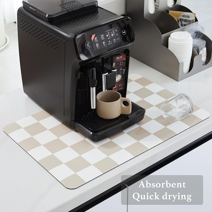 Ohocut Checkered Dish Drying Mat - Image 4