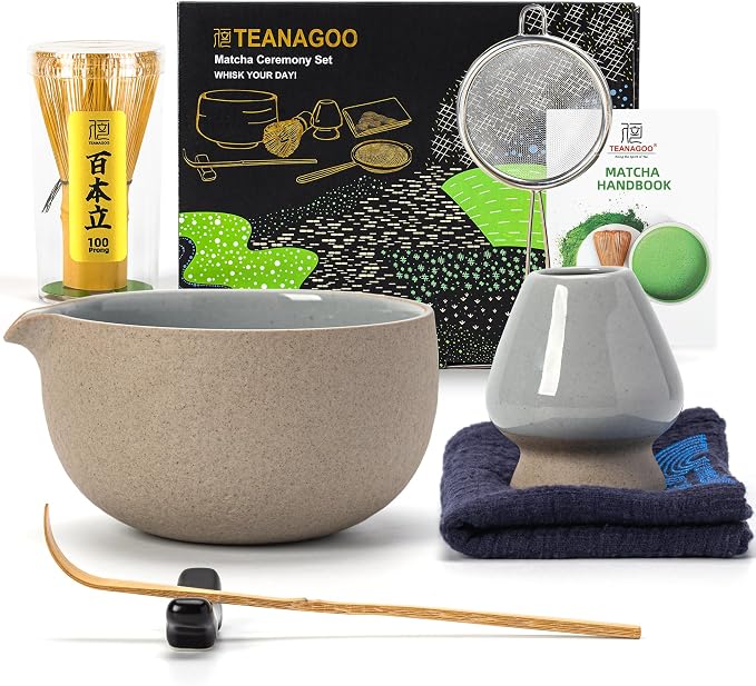 TEANAGOO Matcha Whisk Set, Matcha Kit by TEANAGOO