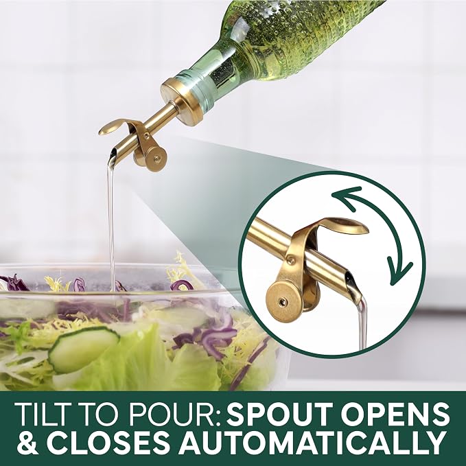 COOK WITH COLOR Glass Olive Oil Bottle Dispenser - Image 7