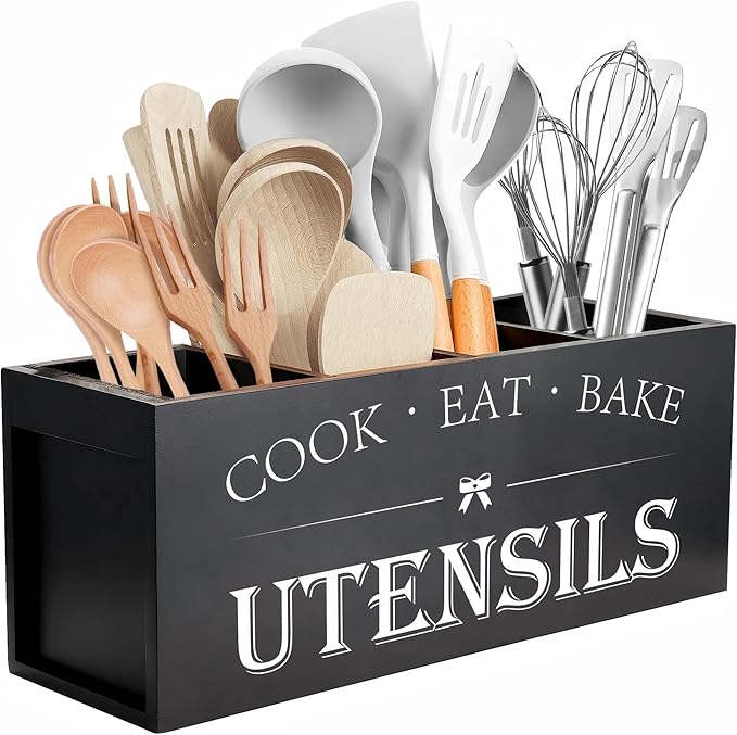 Suli Extra Large Kitchen Utensils Holder by Suli