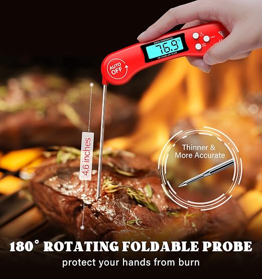 DOQAUS Digital Meat Thermometer, Instant Read Food Thermometer - Image 4