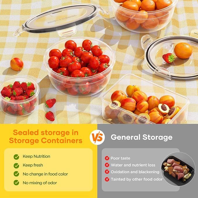 52 PCS Food Storage Containers - Image 6